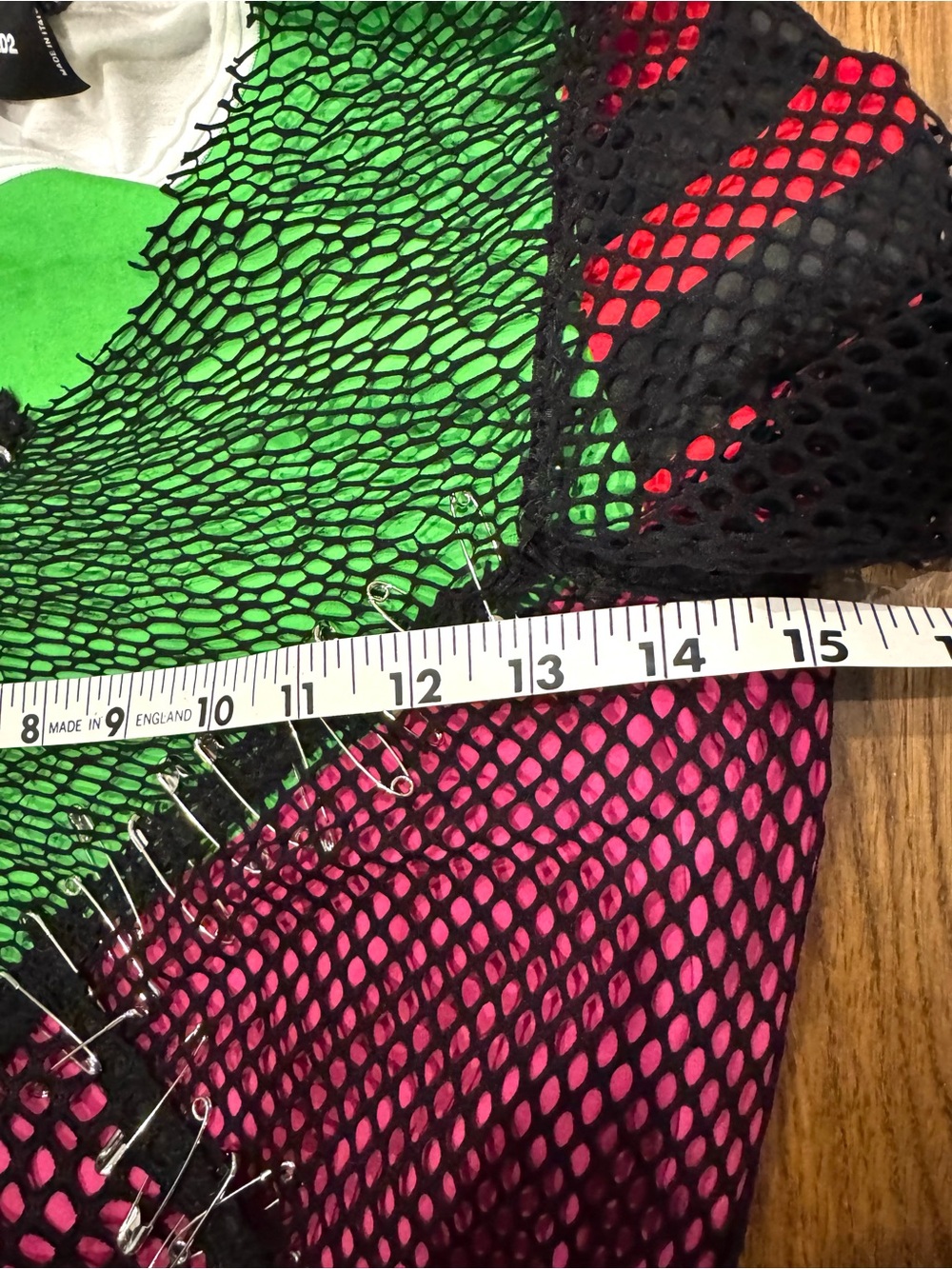 NWT - DSQUARED Green Yellow Black Mesh-Detail T-Shirt XS Luxury High Fashion - Picture 9 of 14